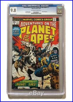 Cgc 9.8 Adventures On The Planet Of The Apes #1 (1975) Highest Ever Graded