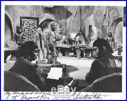 Charlton Heston- Planet of the Apes- Autographed-Signature- 8x10 Vintage Photo