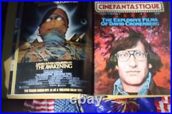 Cinefantastique lot of 9, John Carpenter, Conan, David Cronenberg, The Birds