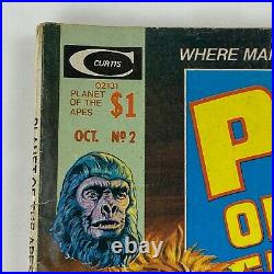 Curtis Comics Planet of the Apes Battle in the Forbidden Zone #2 Oct. 1974