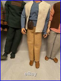Custom Sculpted Planet of the Apes Realistic Looking Dolls With Custom Outfits