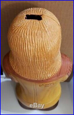 Custom painted vintage Planet Of The Apes Dr. Zaius Blow Mold Bank 17 Play Pal
