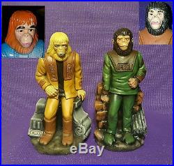 Customized Vintage 70's Planet of the Apes Play Pal bank set Dr. ZAIUS and GALEN