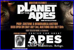DAWN OF PLANET OF THE APES Original KOBA Bust by AMY WATSON Rare ONE-OF-A-KIND