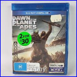 Dawn Of The Planet Of The Apes Blu-Ray & Digital HD Region B BRAND NEW