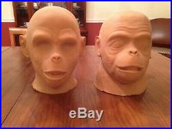 Don Post Planet Of The Apes Foam-filled Masters Cornelius And Dr. Zaius 1983