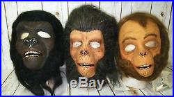 Don Post Planet Of The Apes Masks 1983 Never Displayed New Old Stock Vintage
