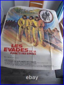 ESCAPE FROM THE PLANET OF THE APES 1971 Original French Grande Poster 47 X 63