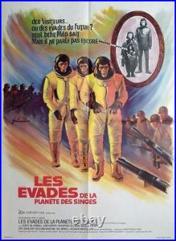 Escape From The Planet Of The Apes Original Medium French Movie Poster