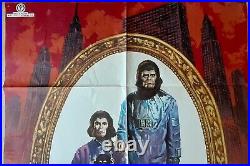 Escape from the Planet of the Apes ORIGINAL Spain'71 POSTER Mac rare city art