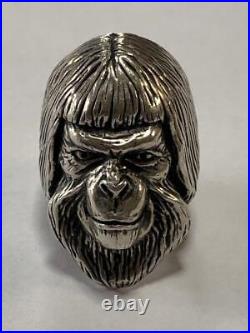 F-ZONE Planet of the Apes Silver Ring (Size JP #16) G28185