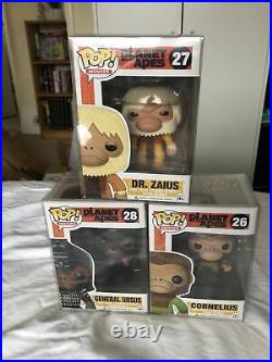 Funko Pop! Movies Planet Of The Apes Bundle (Rare)