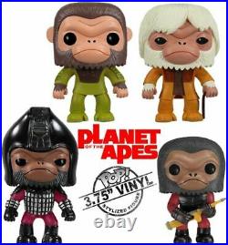 Funko Pop Vinyl Planet of the Apes (Series 1 from 2013) NEW Sealed FULL SET A++