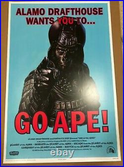 GO APE! MONDO poster print (XX/295) Jason Edmiston 2012 Planet of the Apes
