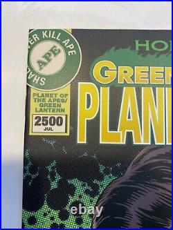 GREEN LANTERN PLANET OF THE APES 6 incentive Paul Rivoche variant 49 homage NM