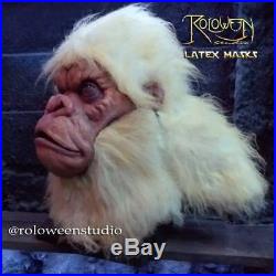 Gorilla Albino Rampage Latex Mask Costume Life Planet Of The Apes- Never Seen