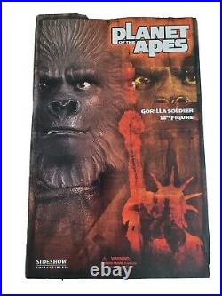Gorilla Soldier, The Planet of the Apes 12 Sideshow Collectibles NIB Never Open
