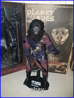 HOTTOYS hot toys planet of the apes GORILLA SOLDIER LTD EDITION complete boxed