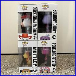Hanna Barbera Set of 4 Funko Pops (Signed By Funko VP) Muttley Penelope Pitstop