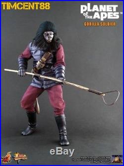 Hot Toys MMS88 Planet of the Apes 1/6 Gorilla Soldier 12 inch Action Figure New