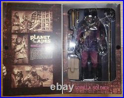 Hot Toys MMS88 Planet of the Apes GORILLA SOLDIER 1/6 Scale Action Figure
