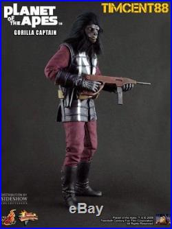 Hot Toys MMS89 Planet of the Apes 1/6 Gorilla Captain Figure New Limited Edition