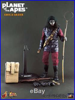 Hot Toys MMS 88 Planet of the Apes Gorilla Soldier 12 inch Action Figure NEW