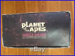 Hot Toys MMS 88 Planet of the Apes Gorilla Soldier 12 inch Action Figure Used