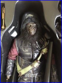 Hot Toys MMS 88 Planet of the Apes Gorilla Soldier 12 inch Action Figure Used