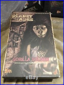Hot Toys Planet Of The Apes Gorilla Soldier MMS88 1/6th Rare Figure