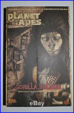 Hot Toys Planet of the Apes Gorilla Soldier 12 figure 16 new