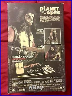 Hot Toys Sideshow Collectibles Planet of the Apes 1/6 Gorilla Captain Limited