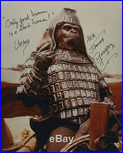 James Gregory Signed Autographed The Planet Of The Apes Color Photo Gen. Ursus