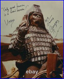 James Gregory Signed Autographed The Planet Of The Apes Color Photo Gen. Ursus