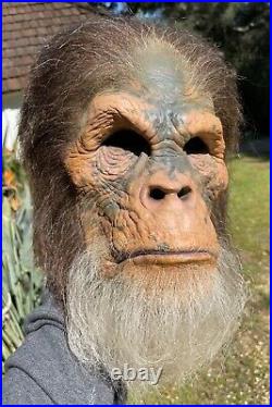 Jordu Schell PLANET OF THE APES Chimp Monster Mask Gallery Grade Punched Hair
