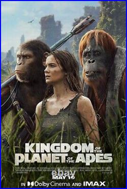 Kingdom of the Planet of the Apes Triptych 7 Trio Set of 3 Movie Poster Canvas