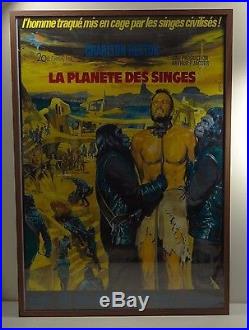 LA PLANETE DES SINGES (Planet of the Apes) French Mascii Poster/Frame 40 x 27
