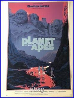 Laurent Durieux Signed Planet of the Apes Variant Mondo Print Poster Birds Jaws