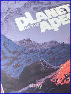 Laurent Durieux Signed Planet of the Apes Variant Mondo Print Poster Birds Jaws