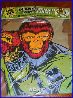 Life size Cardboard Planet of the Apes Jointed Galen 62 Vintage 1974