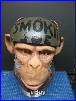 Lifesize 1/1 CUSTOM RARE Ape Silicone Prop Bust Planet of the Apes Glass Eyes