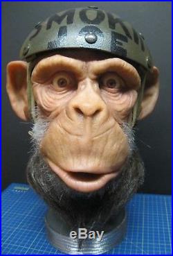 Lifesize 1/1 Space Ape Astronaut Silicone Bust'Planet of the Apes' 1 of a Kind