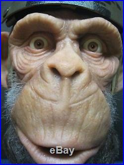 Lifesize 1/1 Space Ape Astronaut Silicone Bust'Planet of the Apes' 1 of a Kind