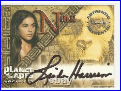 Linda Harrison autograph card Nova from Planet of the Apes Inkworks 1999