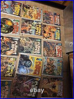 Lot of 25 Curtis PLANET OF THE APES MAGAZINES Almost Complete Set