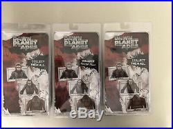 Lot of 3 Dawn of the Planet of the Apes Figures- Caeser, Koba, Maurice NECA New