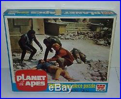 Lot of 4 1970s Planet of the Apes Whitman Puzzles from the UK