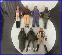 Lot of 7 Vintage Mego Planet of the Apes Action Figures Lot
