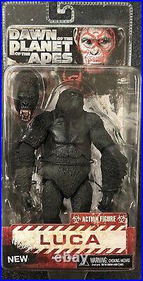 Luca 7 Dawn of the Planet of the Apes Series 2 Neca Action Figure 2014 Rare