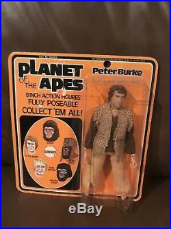 MEGO PLANET OF THE APES Peter Burke Astronaut Mint on Card Type 1- 1970's